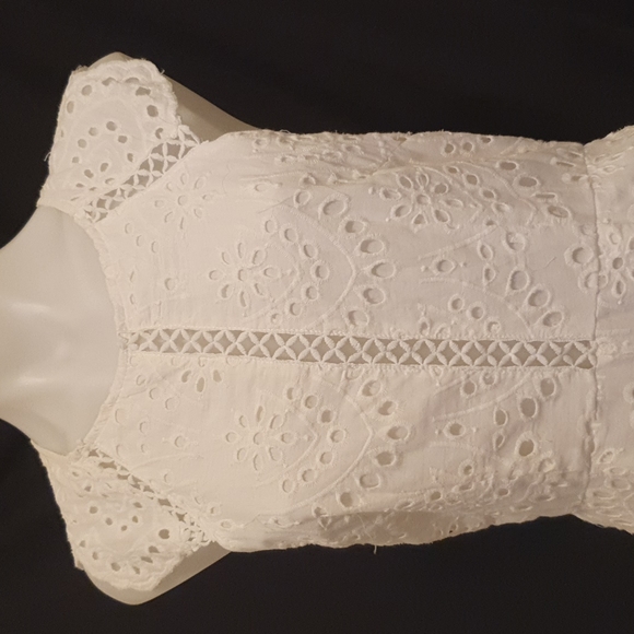 Gorgeous Angel Biba Playsuit White Lined 100% Cotton with pockets - Picture 3 of 6